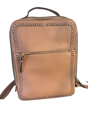 Calpak Kaya 15 inch Laptop Backpack in Caramel $118 Retail